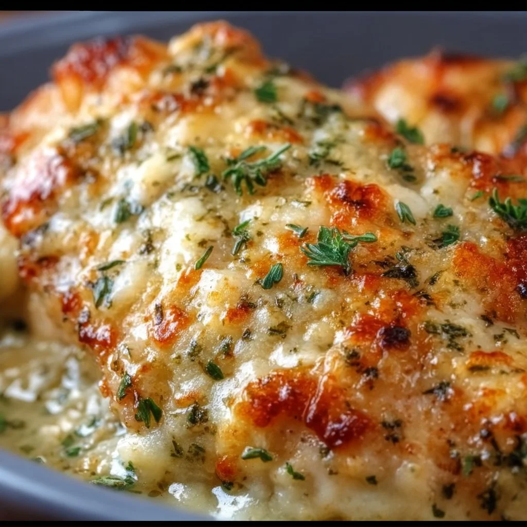 Easy Garlic Parmesan Chicken Bake