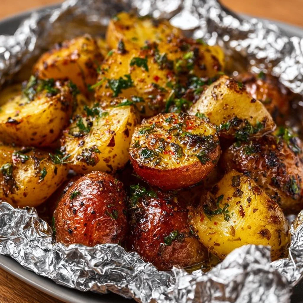 Grilled Potatoes in Foil