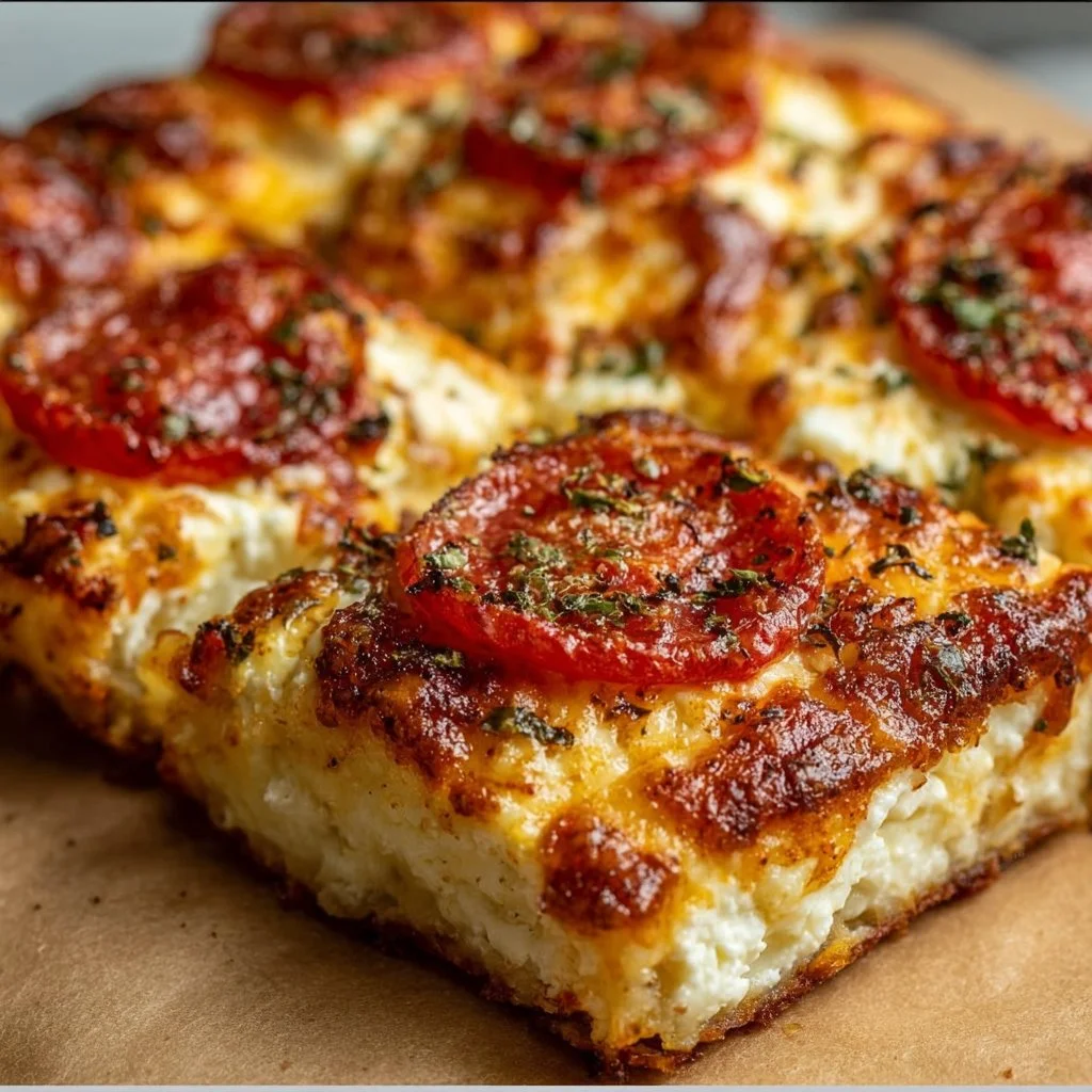 Pizza Cottage Cheese Bake