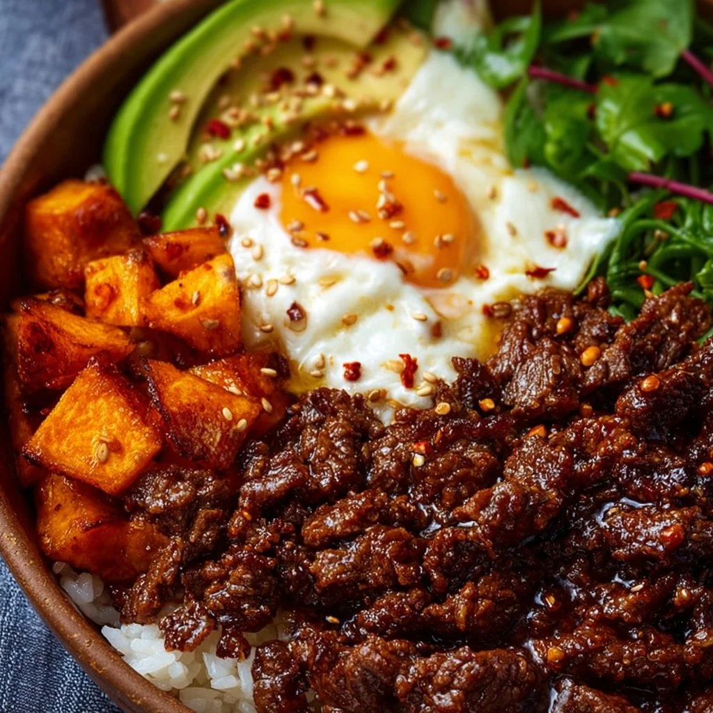 Viral Hot Honey Beef Bowls